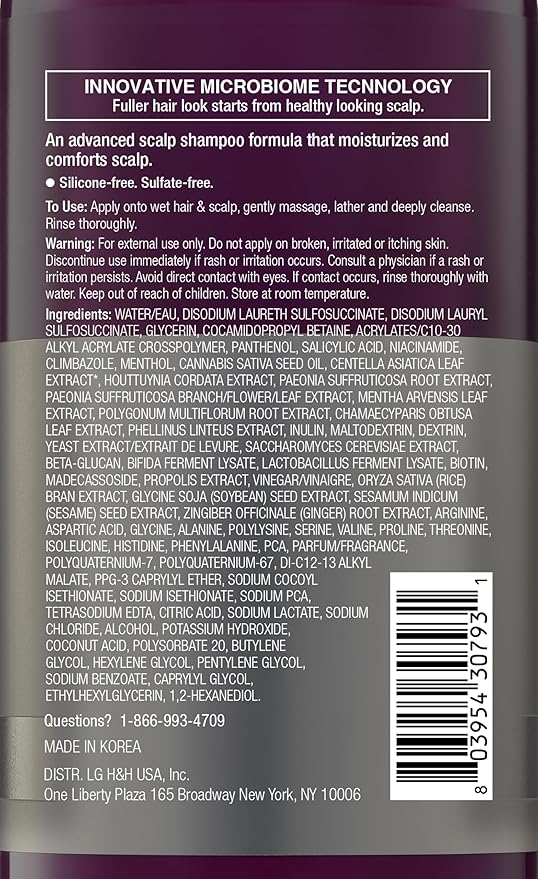 Dr. Groot Purifying Clay Shampoo, Korean Hair Care for Oily Scalp, Biotin, Rosemary Oil and Salicylic Acid, Purify Roots, Hydrate Dry Ends, Purifying Clay Wash, Kbeauty Scalp Revitalizing Solution