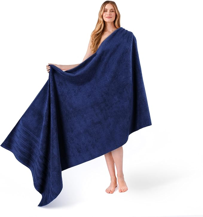 American Soft Linen 100% Cotton Luxury Turkish Towels, 35x70 XL Bath Sheet | Soft Absorbent Quick Dry OEKO Tex Standard 100 Certificated Durable Machine Washable Premium Hotel Quality