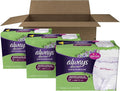 Always Discreet Incontinence & Postpartum Underwear for Women, Disposable, Maximum Absorbency, Large, 51 Count