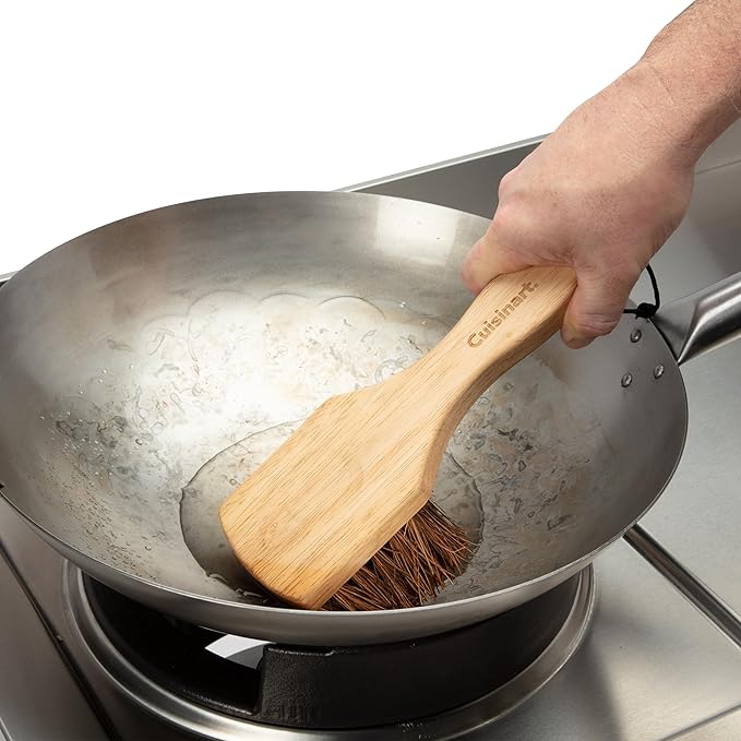 Cuisinart Wok Cleaning Set, Cleaning Tools for Woks