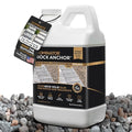 Dominator Rock Anchor 64oz - Rock Glue for Landscaping Gravel & Stone, Ready to Spray, Locks in River Rock, Pea Gravel & Decorative Rock, Prevents Scattering & Washouts, Water-Based