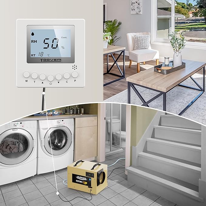 ALORAIR 120 PPD Commercial Dehumidifier, with Drain Hose for Crawl Spaces, Basements, Industry Water Damage Unit, cETL Listed, Compact, Portable, Auto Defrost, Memory Starting, 6 Years Warranty