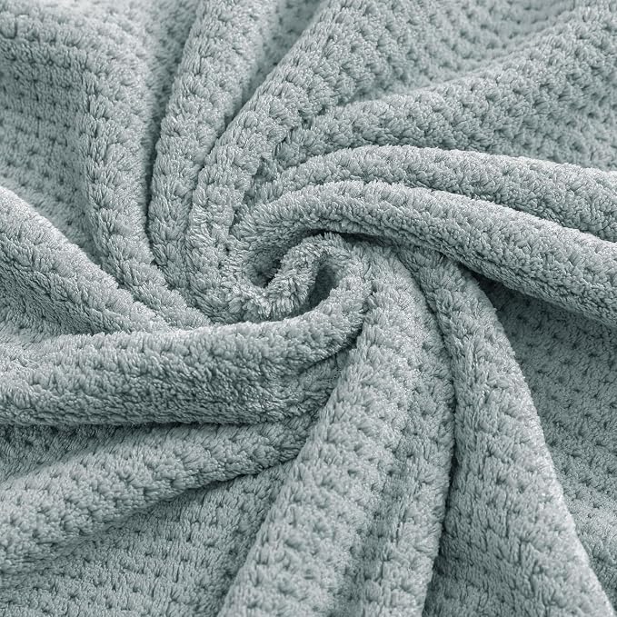 YTYC 39x78 Bath Sheets Set,Towels for Bathroom,Grey,6-Pieces | 2 Extra Large Bath Towels, 2 Hand Towels, 2 Washcloths, Super Soft,Highly absorbent,Hanging Loop,80% Polyester