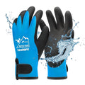 toolant 100% Waterproof Winter Work Gloves, Thermal Insulation with Grip | Touchscreen, Freezer Work for Men and Women, Cold Weather Work & Outdoor Tasks, Blue, XX-Large