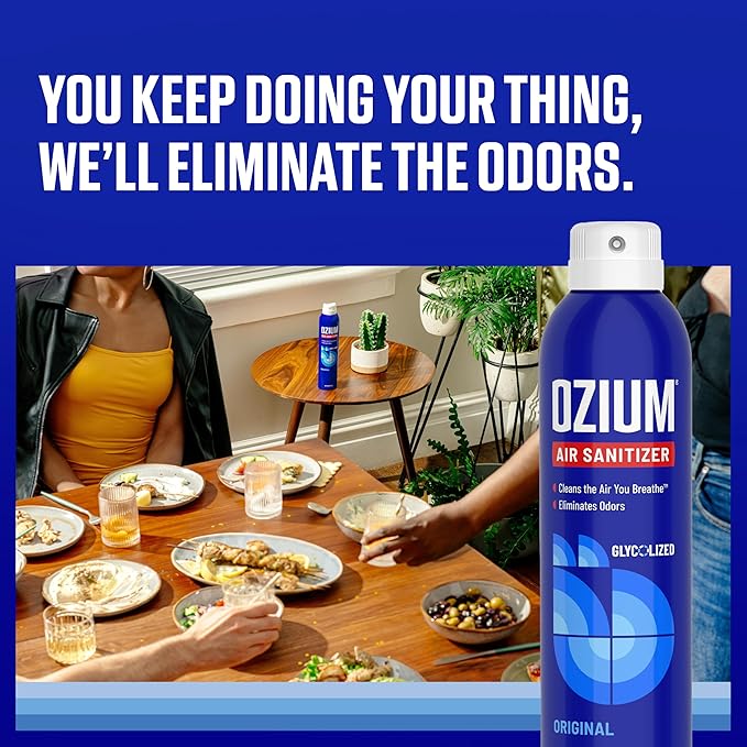 Ozium 8 Oz. Air Sanitizer & Odor Eliminator for Homes, Cars, Offices and More, Original Scent, Pack of 1