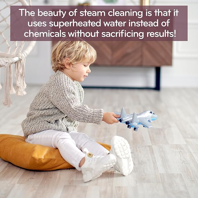 H2O HD Dual Blast Steam Mop & Handheld Steam Cleaner | 5-in-1 Floor Steamer | Forward-Blast Mop Head | 1500W Power & 450ml Tank | Hardwood, Tile & Laminate Cleaner