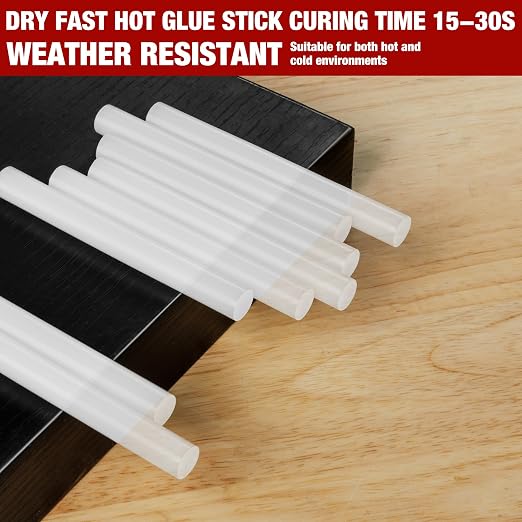 Arrow Full Size Hot Glue Sticks, 200 Pack Clear Glue Gun Sticks | 4" and 1/2" Diameter High Viscosity All-Purpose Gun Stick for DIY Art, Craft General Repairs, Festival Home Decoration