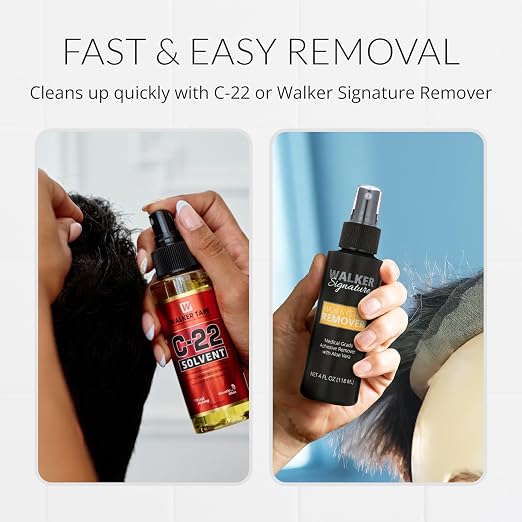 Walker Tape Ultra Hold Brush-On Adhesive 16 oz, Waterproof Wig Glue for Lace Systems and Tape in Hair Extensions Human Hair, Strong Clear-Drying Liquid Adhesive for Hairpiece Bonding and Maximum Wear