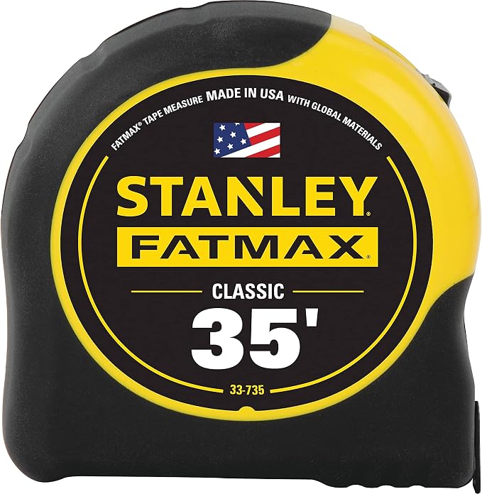 Stanley 33-735-25 35ft. and 25ft. Fatmax Tape Measure Combo Pack, Yellow