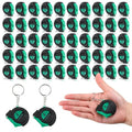 Kanayu Mini Tape Measure Keychains 3 ft Small Retractable Measuring Tape Bulk with Lock Steel Easy Read Pocket for Birthday Party Back to School Favors Daily Use