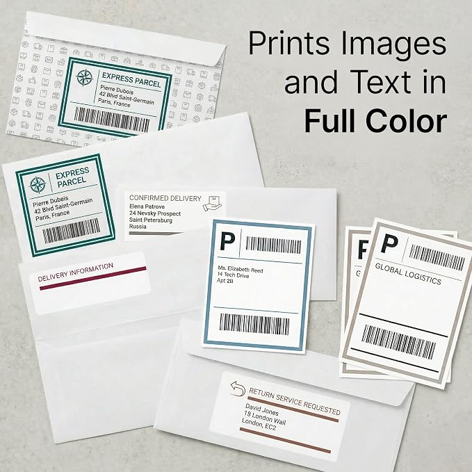 3.5" X 5" Matte White Printable Shipping Labels (30 Sheets, 120 Stickers) Mailing and Address Labels, Product Packaging Stickers for Laser & Inkjet Printers - Spartan Industrial Template R016