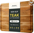 Extra Large Teak Wood Cutting Boards for Kitchen 20'' Wooden Chopping Board | Wooden Chopping Board, Heavy Duty, Over Sink, Solid Thick, Meat, Easy to Clean, Extra Large, Best Kitchen Essential Gift