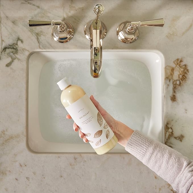 Thymes Hand Wash Refill - Lightly Scented Liquid Hand Soap for Bathroom and Kitchen Refill - Moisturizing Formula with Natural Ingredients (Goldleaf, 24.5 fl oz)