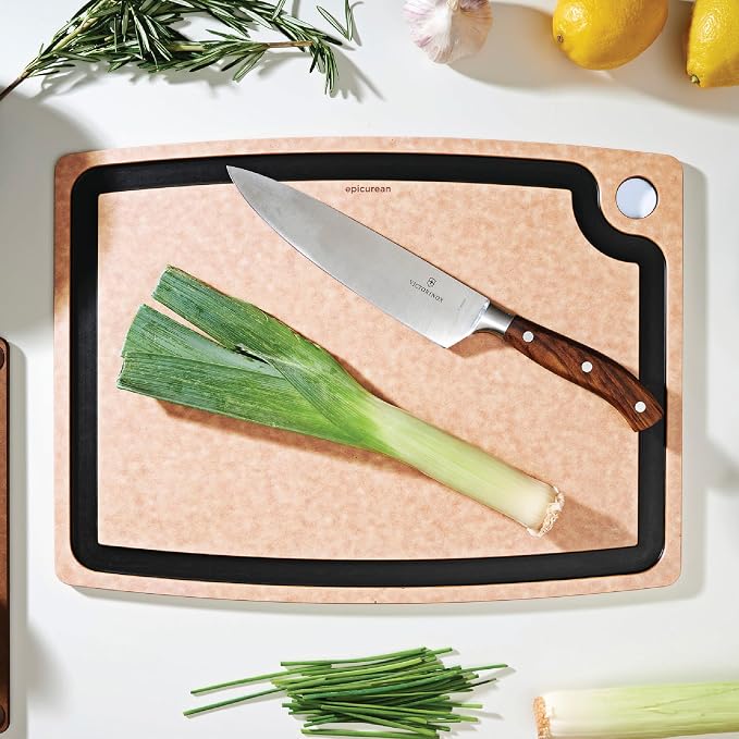 Epicurean Gourmet Series 17.5" × 13" Cutting Board in Natural/Slate