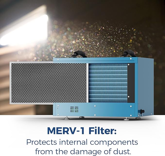 ALORAIR Commercial Dehumidifier 113 Pint, with drain Hose for Crawl Spaces, Basements, Industry Water Damage Unit, Compact, Portable, Auto Defrost, Memory Starting, 6 Years Warranty, Sentinel HD55