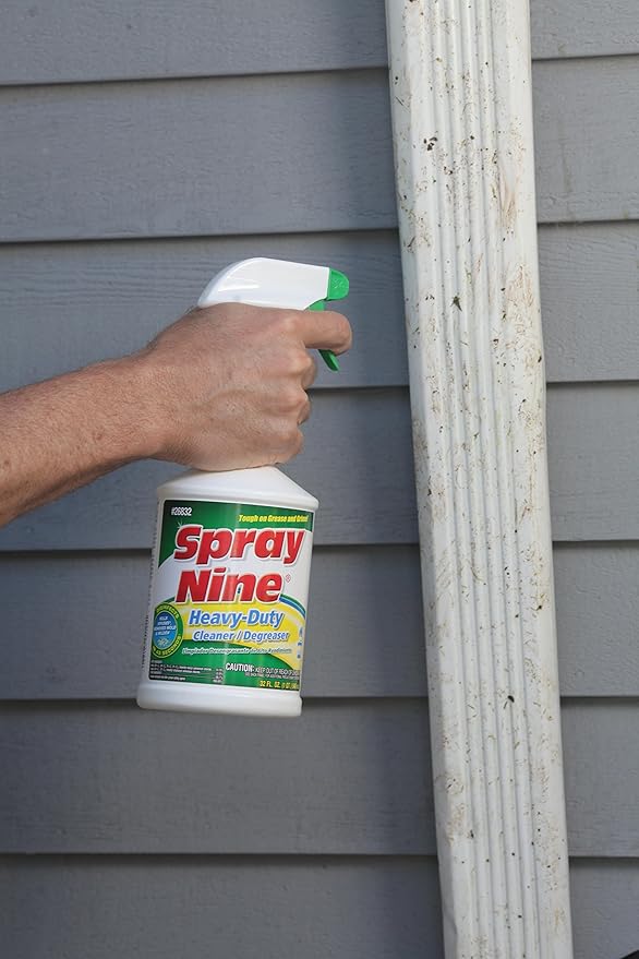 Spray Nine 26801 Heavy Duty Cleaner, Degreaser & Disinfectant for Home, Yard Equipment, Automotive & More - Refill for Spray Bottle 1 Gallon (Pack of 1)
