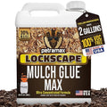 PetraMax Lockscape Mulch Glue for Landscaping Rocks Max Concentrate, Weed Barrier - Non-Toxic Pea Gravel Binder, Mulch & Rock Glue for Landscaping, Landscape Rock & Gravel Stabilizer - (1 Gal)