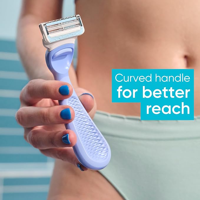 Gillette Venus Intimate Grooming Razors for Women, 6 Razor Blade Refills, Bikini Razors for Women