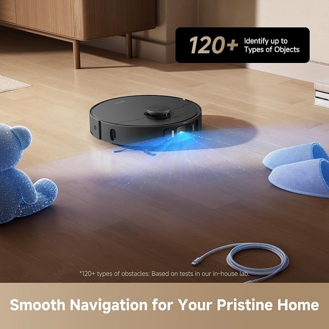 DREAME L40s Ultra AE Robot Vacuum and Mop Combo, 19,000Pa Suction, Self Emptying Dust Box, Flexible Mop & 167℉ Self Cleaning Washboard, Diverse Brush Selection, All-in-One Station, Auto Refill