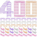 Bokon 400 Pcs Handle Grip Nail Brush Bulk Hand Fingernail Scrub Cleaning Brushes for Toes and Nails Cleaner, Pedicure Scrubbing Tool Kit for Men and Women(Colorful)