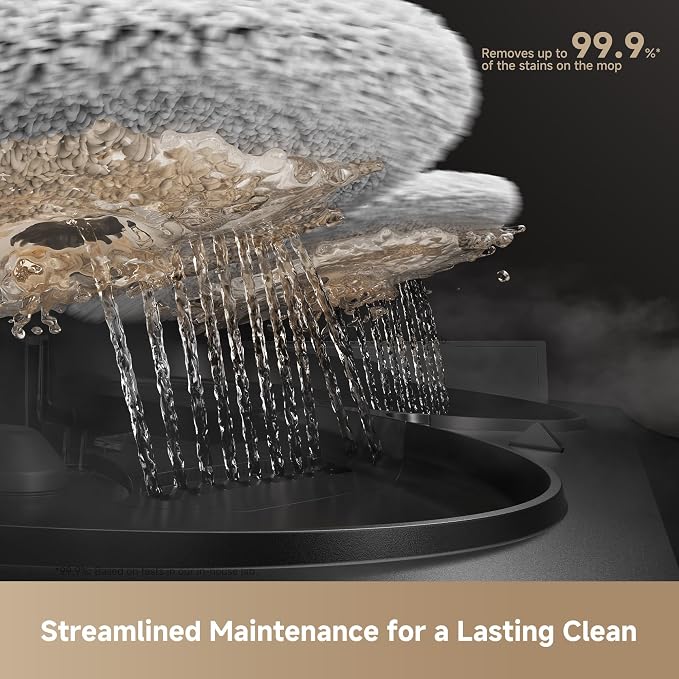 MOVA V50 Ultra Complete Robot Vacuum and Mop, 24,000Pa Suction, Zero Tangling Duobrush, 2.28in Obstacle Overcoming, FlexiRise Navigation, 176°F Hot Water Mop Self-Cleaning & Fast Hot Air Drying, Black