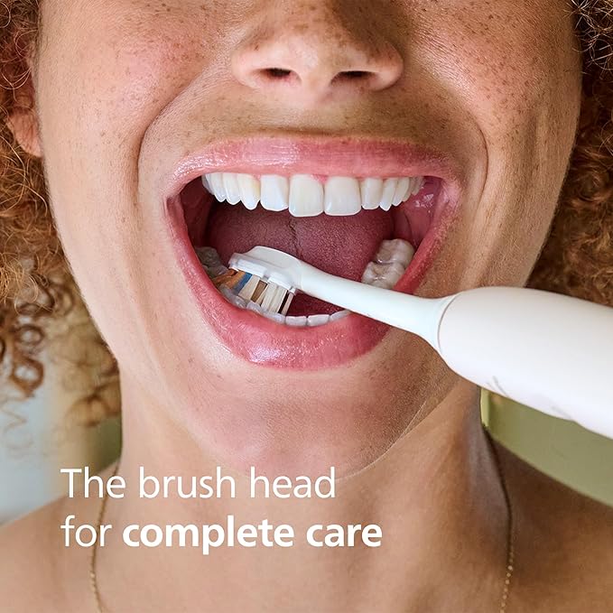 Philips Sonicare A3 All-in-One - Genuine Replacement Electric Toothbrush Heads, White, 4 Pack One Year Supply, HX9094/65