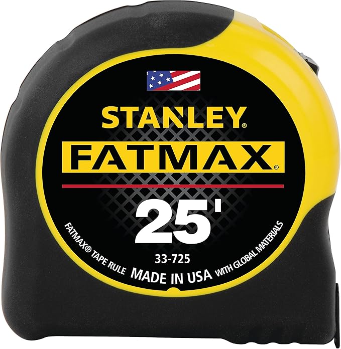Stanley 33-735-25 35ft. and 25ft. Fatmax Tape Measure Combo Pack, Yellow