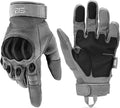 Glove Station Hard Knuckle Utility Gloves, Touchscreen, THKFF, Gray, Large | TPR Impact Shield, Touchscreen Compatible - Motorcycle, Outdoor & Utility Use