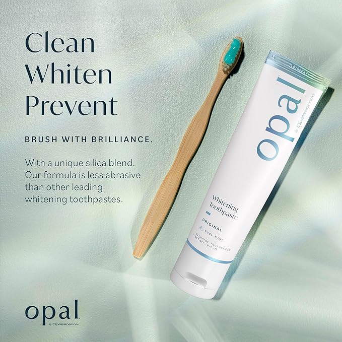 Opalescence Opal Whitening Toothpaste 4.7oz - Mint - 12 Pack - 5760-12 | Original Formula Oral Care Whitening Toothpaste With Fluoride for Daily Use, Surface Stain Removal and Enamel Strength