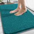 OLANLY Bathroom Rugs 34x21, Extra Soft Absorbent Chenille Bath Rugs, Rubber Backing Quick Dry, Machine Washable Bath Mats for Bathroom Floor, Tub and Shower, Home Decor Accessories, Deep Lake