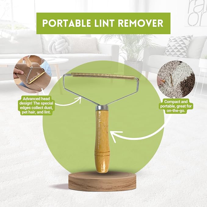 A-to-Z Supply Room Groom Carpet Rake Groomer with Telescoping 54" Adjustable Handle & Portable Lint Remover Brush Tool, Carpet Brush Ideal for Pet Hair, Refreshing Carpets, Rugs, and Artificial Turf