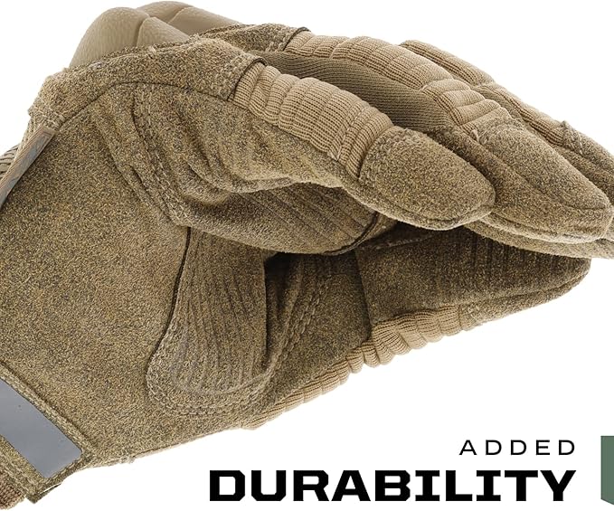 Mechanix Wear: M-Pact 3 Tactical Work Gloves, Touchscreen Capability, Synthetic Leather Gloves, Finger Reinforcement and Impact Protection, Work Gloves for Men (Coyote Brown, Small)