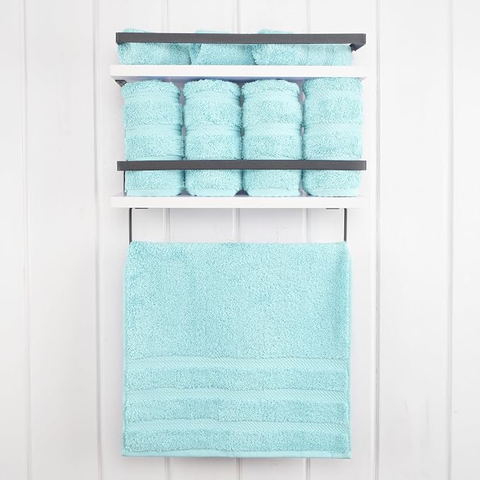 American Soft Linen 100% Cotton Luxury Turkish Towels, 4 PC Hand Towel Set | Soft Absorbent Quick Dry OEKO Tex Standard 100 Certificated Durable Machine Washable Premium Hotel Quality