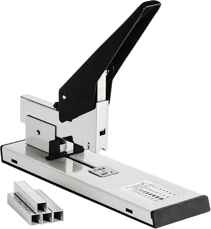 Blue Summit Supplies Heavy Duty Stapler, 200 Sheet Capacity, 2000 Staples