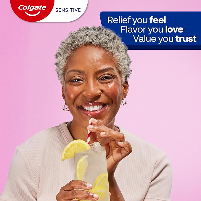 Colgate Sensitive Enamel Health Toothpaste for Sensitive Teeth, 24 Pack, Toothpaste with Fluoride and 5% Potassium Nitrate, Helps Prevent Bad Breath, Soothing Peppermint Flavor, 6 oz, 24 Pack