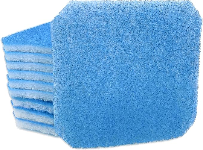 EzaVent Replacement Polyester Filters MERV 8 Exact Fit for EzaVent Indoor Dryer Vent (10 Replacement Filters)