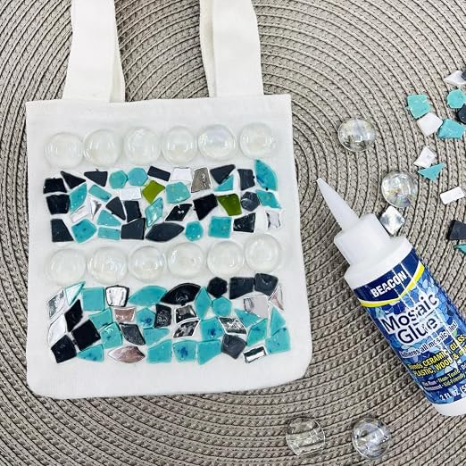 BEACON Mosaic Glue - Non-Toxic & Water Resistant, Ideal for All Tiles & Surfaces, 2-Ounce, 12-Pack