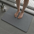 Fast Drying Stone Bath Mats for Bathroom, Non-Slip Diatomaceous Earth Bath Mat, Super Absorbent Bath Mat Stone (23.6''×15.4" Dark Gray Arcana)