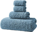 REDKISS Ultra-Plush Bath Towel Set - 900GSM Premium Thick Cotton for Bathroom & Spa, Super Absorbent Quick-Dry Bath Sheets with No Pilling (4-Piece Set for Adults, Luxury Hotel & Home Use)-Ink Blue
