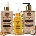 Dry Scalp Treatment Argan Oil Shampoo and Conditioner Set, Moroccan Hair Care Trio for Itchy Flaky Irritated Scalp, Moisturizing Rinse for Curly, Straight, Damaged Hair, Sulfate Free, 2–3 Month Supply