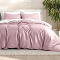 Bare Home Bedding Duvet Cover Extra Long Size - Premium 1800 Super Soft Collection - Lightweight, Cooling - Soft Breathable Bedding Duvet Cover (Twin/Twin XL, Dusty Pink)