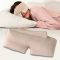 Baloo Silk Weighted Sleep Mask (Petal - 0.6 lb) | Light Blocking & Sound Muffling Eye Mask for Sleeping | Cool, Soft & Comforting