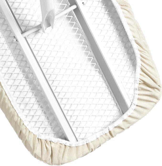 Whitmor Deluxe Ironing Board Cover & Pad,100% Cotton Iron Board Replacement Cover with Heat-Resistant Surface,Fit for 54"Lx15"W Ironing Boards,(Ironing_board notincluded)-Concord Turquoise (Pack of 6)