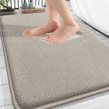 OLANLY Thick Memory Foam Bathroom Rug 30x20, Absorbent Bath Mat, Warm Taupe | Soft Quick Dry Bath Rugs Mats, Non-Slip, Machine Washable Carpet for Bathroom Floor, Tub and Shower, Home Decor Accessories
