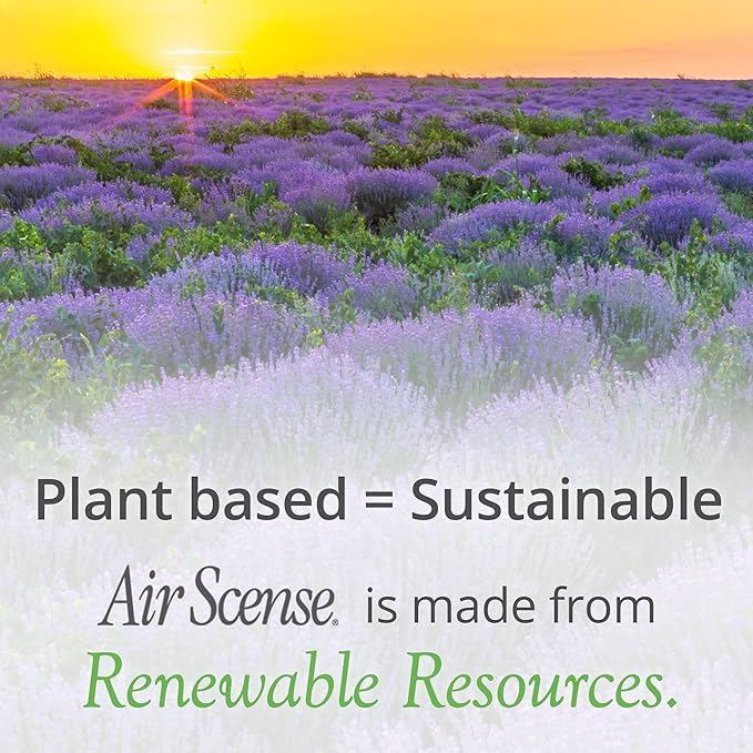 Air Scense Air Freshener Deodorizer Room Spray for Bathroom & Home, Essential Oils, Natural Lavender - 7 fl oz (4-Pack)