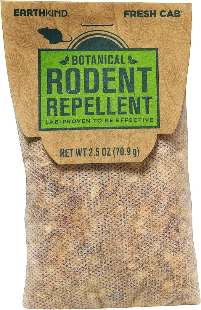 Fresh Cab Botanical Rodent Repellent - Environmentally Friendly, Keeps Mice Out, 24 Scent Pouches (6 Packs of 4)
