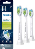 Philips Sonicare W DiamondClean - Genuine Replacement Electric Toothbrush Heads, White, 3 Pack, HX6063/65