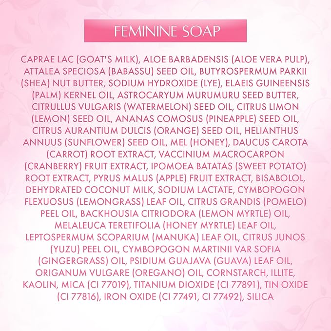 Epanouie Skin | Pretty Kitty Intimate Care | Botanical Feminine Hygiene | Soothing Feminine Soap | Gentle Cleansing | Treats Odor + Inflammation | Microbiome Support for Optimal pH Balance