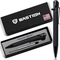 BASTION Bolt Action Pen, Carbon Fiber Jet Black, HyperBolt EDC Pen, Refillable Lightweight Writing Pen, Premium Graduation Gift, Executive Pocket Pen