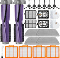 Replacement Parts for Shark Power Detect/Detect Pro RV2820AE AV2800ZE RV2820YE RV2820ZE AV2820S AV2820AE RV2800AE RV2800S Brush/HEPA/Sponge Filter/mop Combo kit 22 Pack
